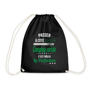 Camping-cariste - Frôler la perfection - Sac de sport léger - noir - Devant