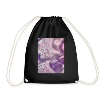 Abstract World - Drawstring Bag - black - Front