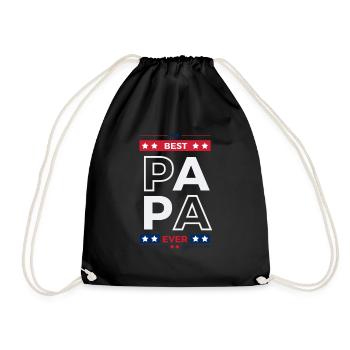 Meilleur PAPA de tous les temps - Sac de sport léger - noir - Devant