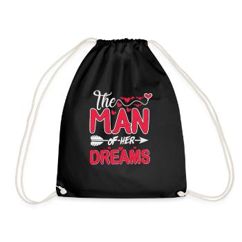 THE MAN OF HIS RËVES - Drawstring Bag - black - Front