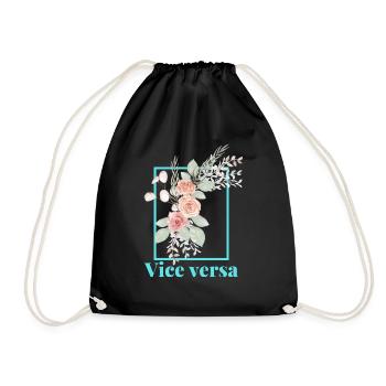 Vice versa Design - Turnbeutel - Schwarz - Vorne