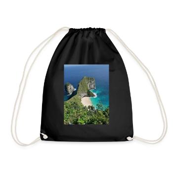 Nusa Penida - Turnbeutel - Schwarz - Vorne