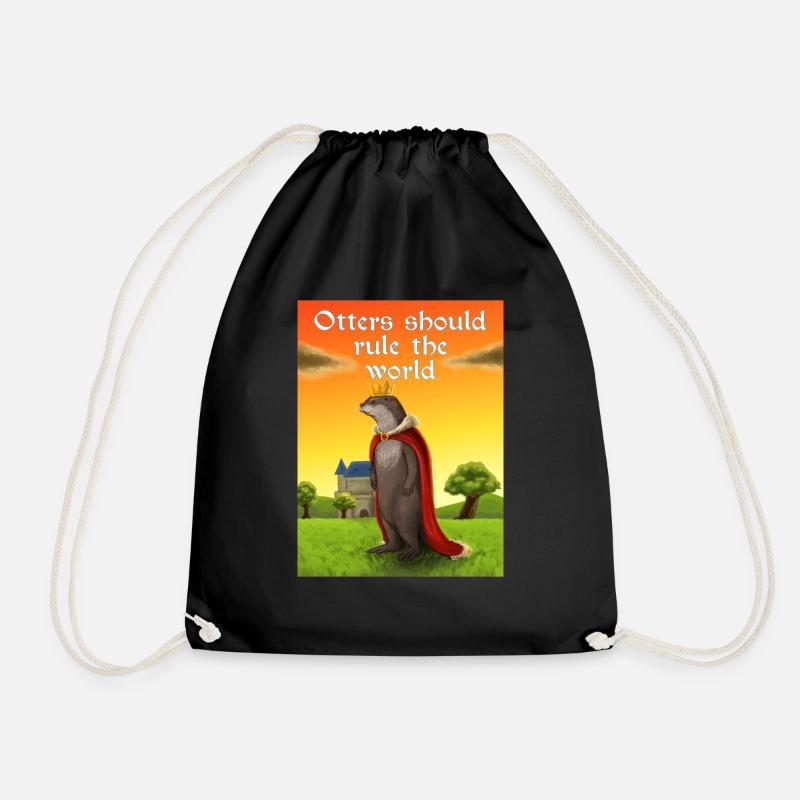 Otters should rule the world - Turnbeutel - Schwarz