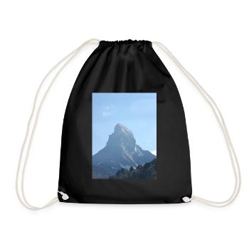 Matterhorn - Drawstring Bag - black - Front