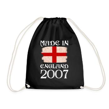 Made in England 2007 - St George's Day - English - Drawstring Bag - black - Front