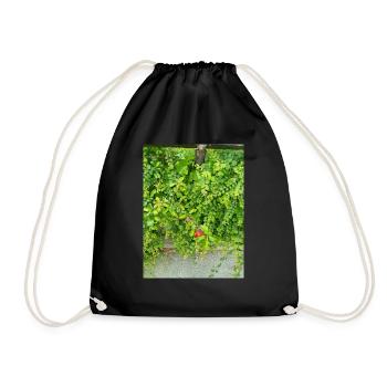 Les premières fleurs poussent en cours de route - Sac de sport léger - noir - Devant