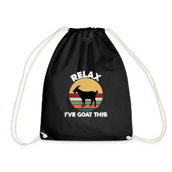 RALAX I HAVE GOAT THIS - Sac de sport léger - noir - Devant