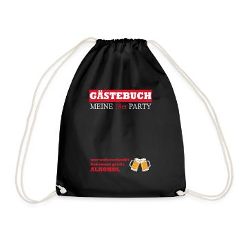 18. Geburtstag Junge Mädchen 18 Jahre 2005 Lustig - Turnbeutel - Schwarz - Vorne