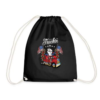 Restez sur Truckin Trucker - Sac de sport léger - noir - Devant