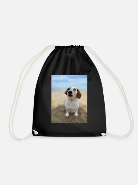 Molly the Dackel - Turnbeutel - Schwarz