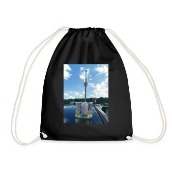 Beauté abstraite - Sac de sport léger - noir - Devant