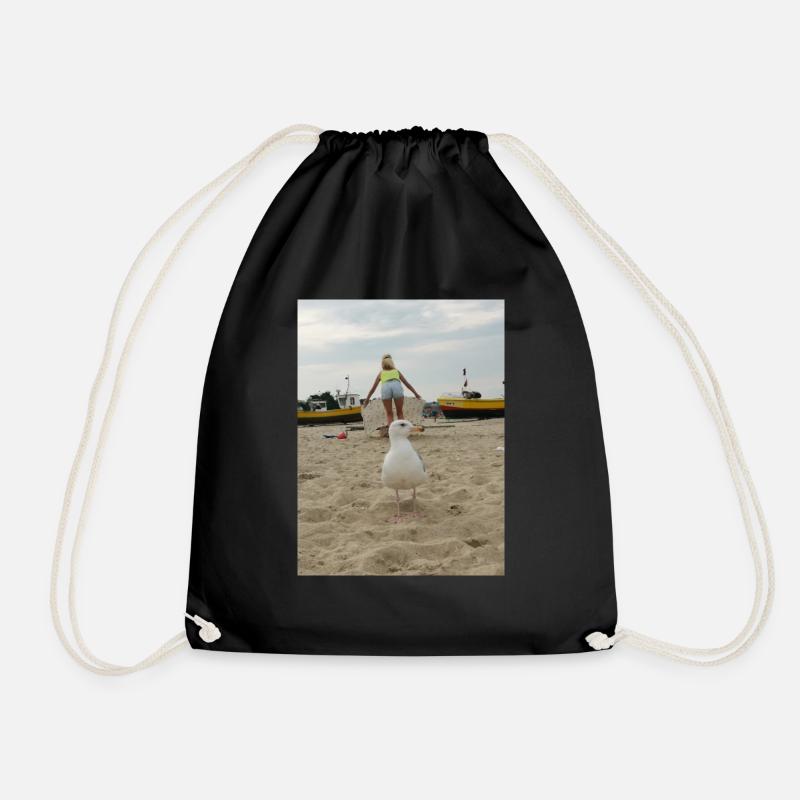 Can't Touch This - Drawstring Bag - black