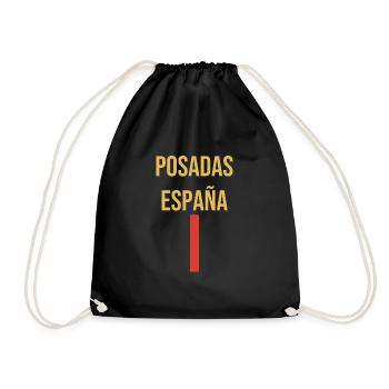 Posadas España Posadas Spain Souvenir Posadas - Drawstring Bag - black - Front