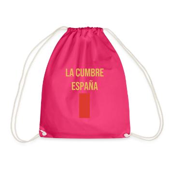 La Cumbre España - Drawstring Bag - fuchsia - Front