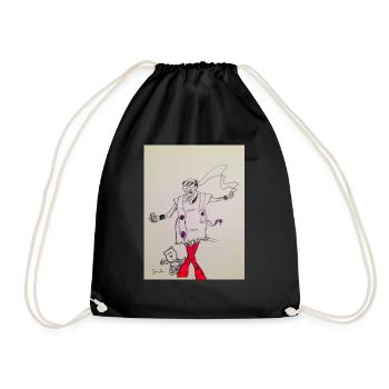 Virtual punk bishop - Drawstring Bag - black - Front