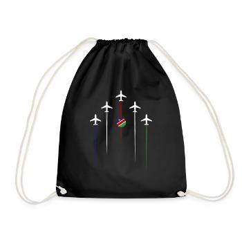 Namibia Airlines - Drawstring Bag - black - Front