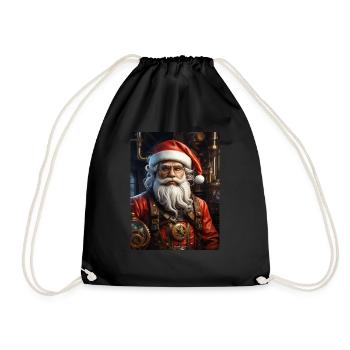 Père Noël steampunk 1.15 - Sac de sport léger - noir - Devant
