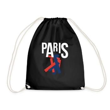 Creative souvenir Paris - Drawstring Bag - black - Front