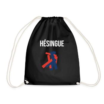 Hésingue Alsace T-Shirt Souvenir Hésingue - Turnbeutel - Schwarz - Vorne