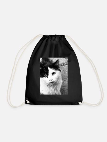 Katzen - Turnbeutel - Schwarz