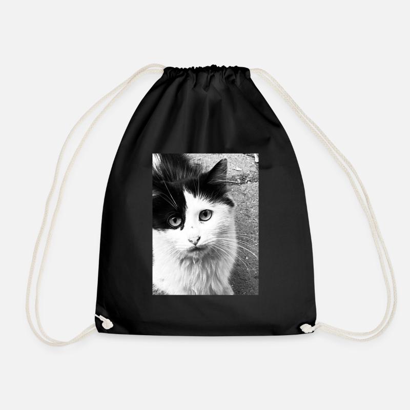 Katzen - Turnbeutel - Schwarz