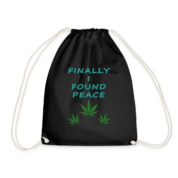 J’ai trouvé la paix en Marie - Sac de sport léger - noir - Devant
