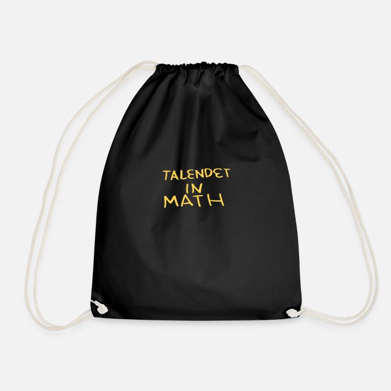 Humorous gift for dyslexics - Drawstring Bag - black