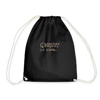 Quantum Physicist Gift - Drawstring Bag - black - Front