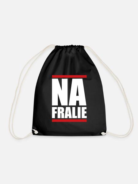Na Fralie - Turnbeutel - Schwarz