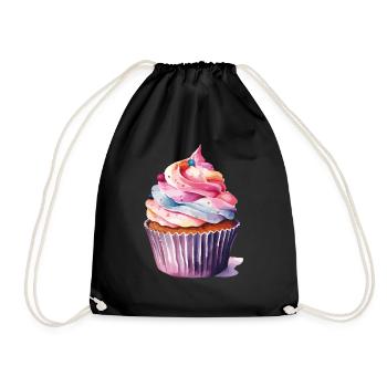 Petit gâteau 2 - Sac de sport léger - noir - Devant