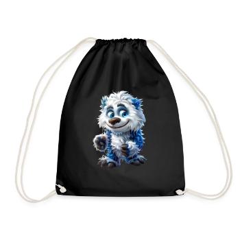 Toons Yeti #lovely - Sac de sport léger - noir - Devant