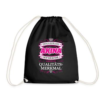Quality Feature Akina Simply Top Notch Outfit - Drawstring Bag - black - Front