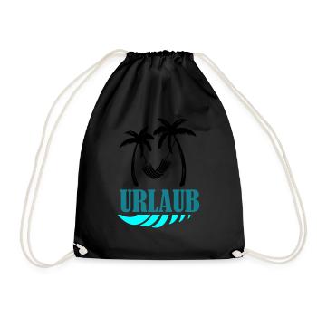 Palmiers Vacances Relax - Sac de sport léger - noir - Devant