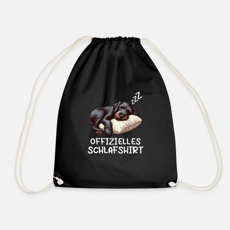 Offizielles Schlafshirt Deutsch Drahthaar Jagdhund - Turnbeutel - Schwarz