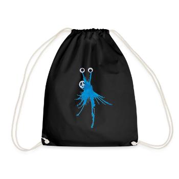 MonstRumms Peace No.1 - Drawstring Bag - black - Front