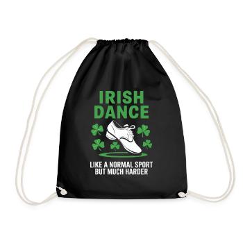 L’art de la danse irlandaise - Sac de sport léger - noir - Devant