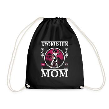 Kyokushin Karate Mom - Turnbeutel - Schwarz - Vorne