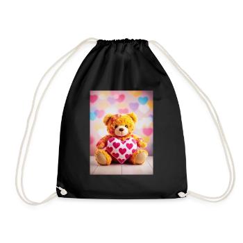 JE T’AIME - Sac de sport léger - noir - Devant