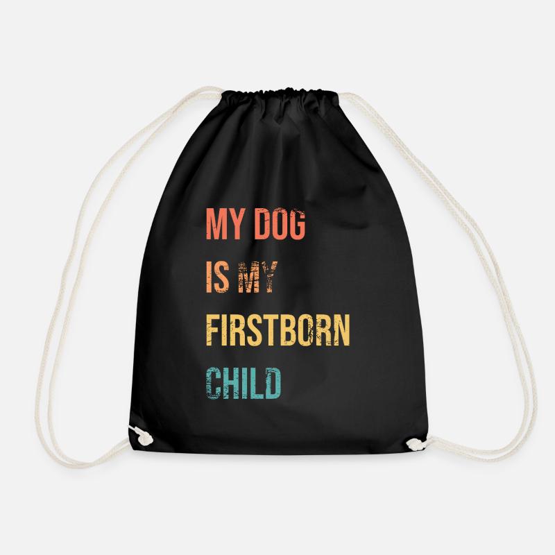 Dog Firstborn - Turnbeutel - Schwarz