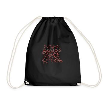 NYC Brooklyn Hood Kings - Drawstring Bag - black - Front