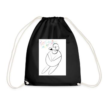 Colorful, charming, one of a kind! - Turnbeutel - Schwarz - Vorne