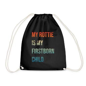 Rottie Premier-né - Sac de sport léger - noir - Devant