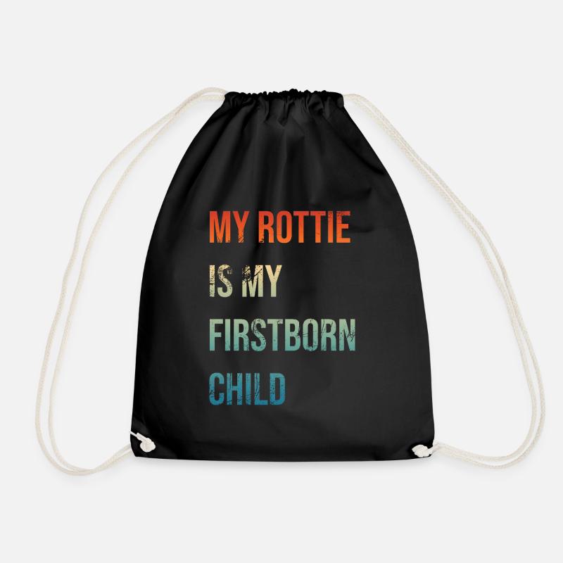 Rottie Firstborn - Turnbeutel - Schwarz
