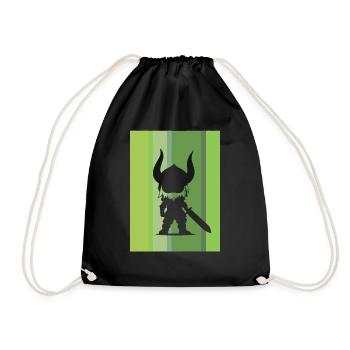 Mer du Nord viking Suède - Sac de sport léger - noir - Devant