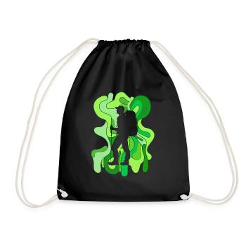 Randonnée Alpiniste Trekking - Sac de sport léger - noir - Devant