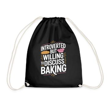Chef pâtissier Biscuits du désert Boulanger Ouvrier Boulanger - Sac de sport léger - noir - Devant
