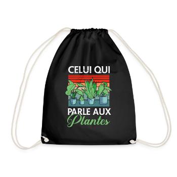 Drôle Jardinier Citations Humoristique Jardinage - Sac de sport léger - noir - Devant
