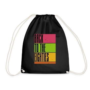 Retour aux années quatre-vingt - Musique - Musik - Sac de sport léger - noir - Devant