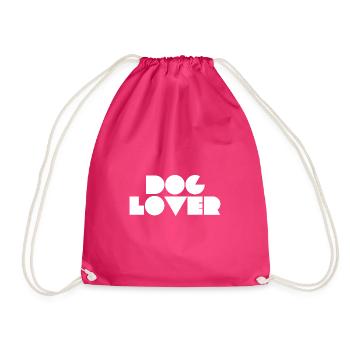 Amoureux des chiens - Sac de sport léger - fuchsia - Devant