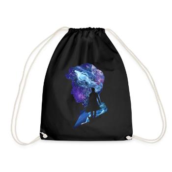 Les Animaux Fantastiques Dragonneau Profil - Sac de sport léger - noir - Devant